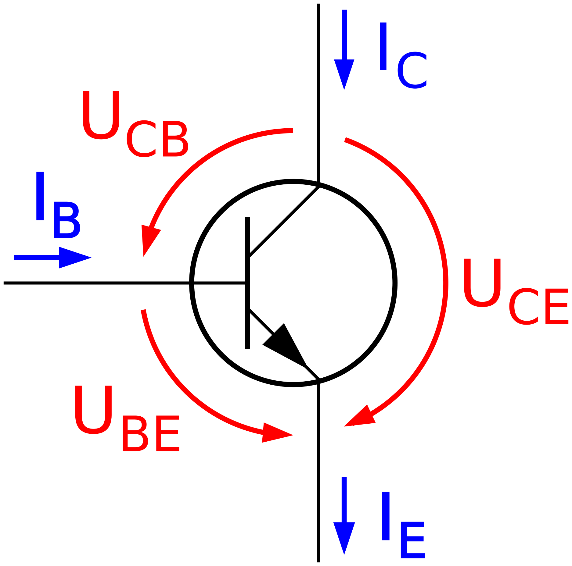 Schaltzeichen npn Transistor